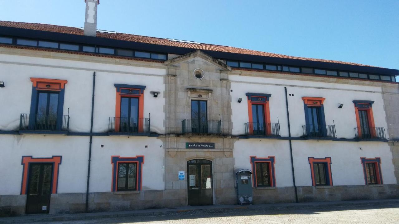 Albergue Estaciones Vivas Banos Del Molgas Bagian luar foto