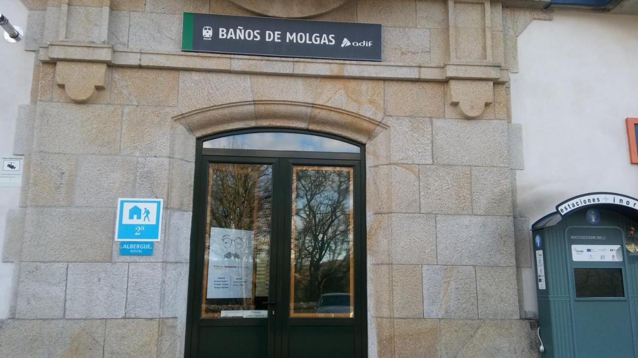 Albergue Estaciones Vivas Banos Del Molgas Bagian luar foto